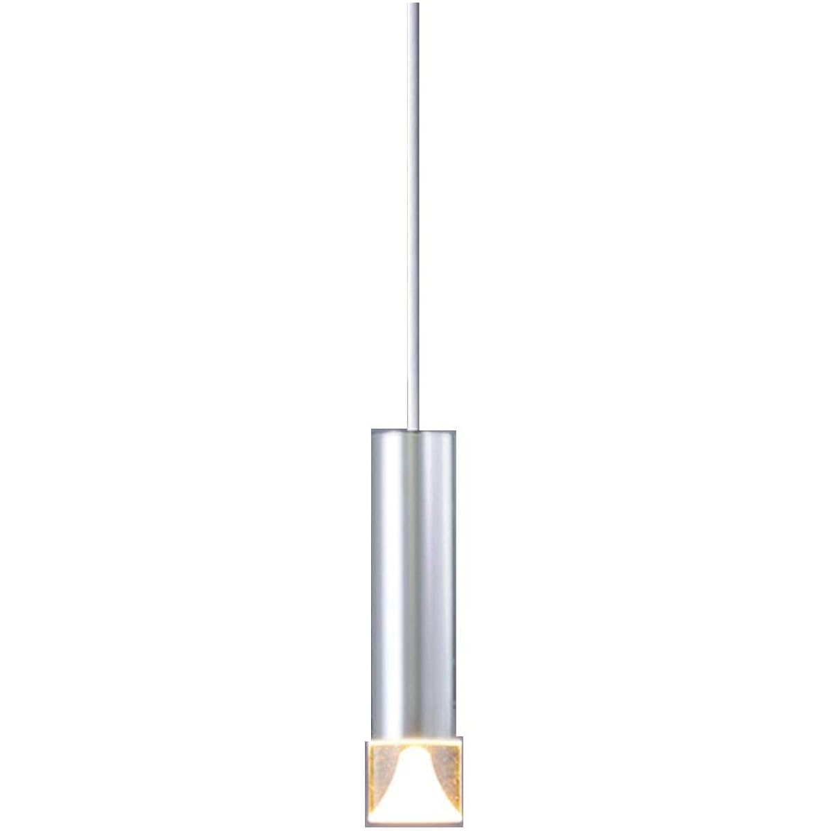 MotoM LED Cylindrical Pendant Light with Acrylic Cover Duct Plug Silver MPN06D-SI
