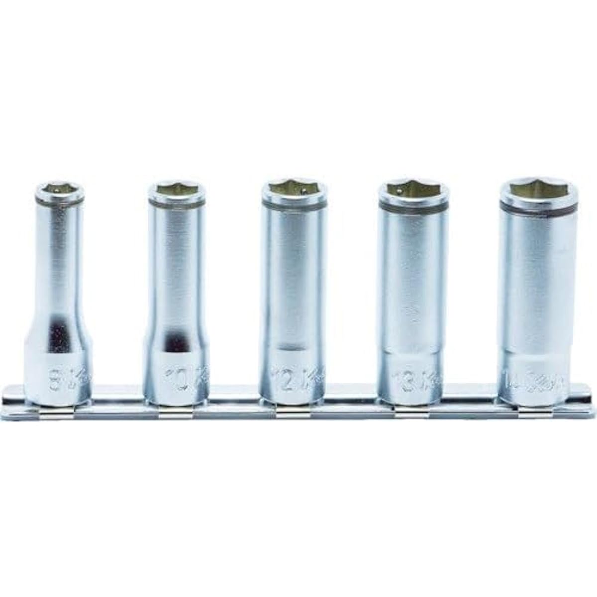 Yamashita Industrial Research Institute Koken 3/8 (9.5mm) SQ. Nut grip deep socket rail set 5 pieces RS3350M/5