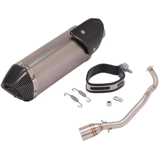 Slip-on Muffler, Bike Silencer, Intermediate Pipe, Exhaust Pipe, Cygnus X, 6th Generation, Type 6, BW'S Water Cooled Engine, 2020-2022