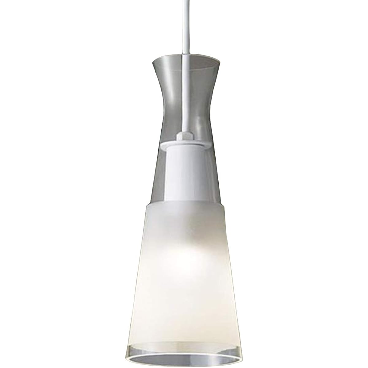 Panasonic Small Pendant Light LGB15050Z Direct Attached Glass Shade White String Body: Depth 9.5cm Body: Height 9.5cm Body: Width 25cm