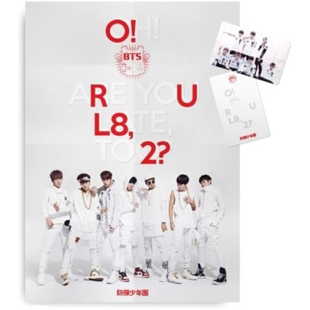 BTS 1st Mini Album [O!RUL8,2?] CD Booklet + PhotoCards + Poster K-POP Sealed