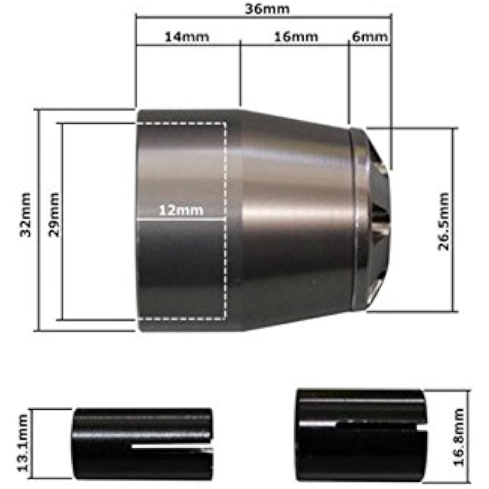 U-KANAYA Aluminum Billet Bar End Gold (End Cap: Green) Φ22 (Inner Diameter 13mm-17mm) BEGD for Handle