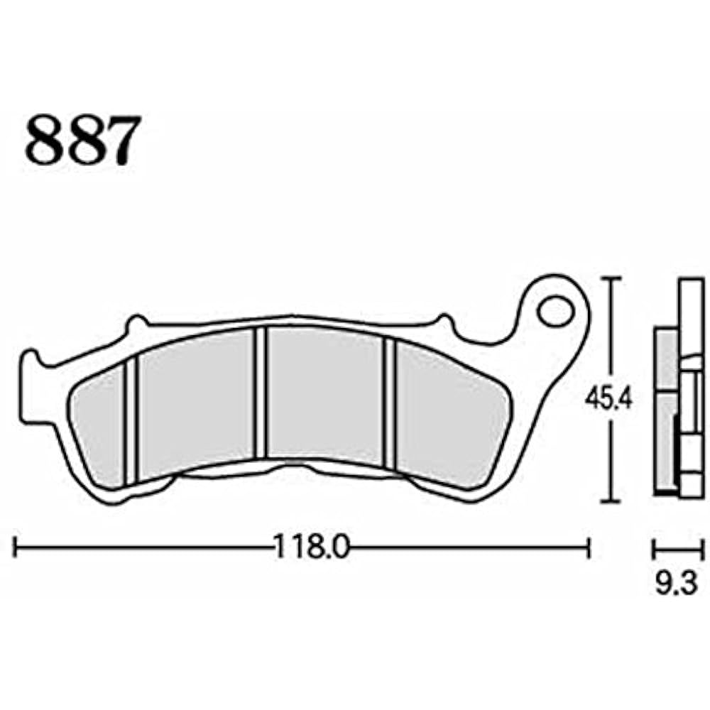 RK Brake Pad FINE ALLOY HONDA:FORZA