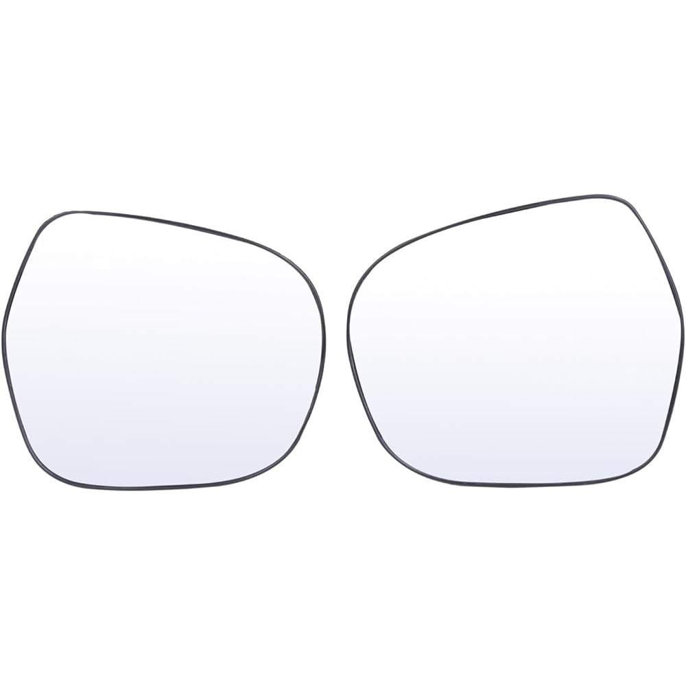 Hiace 200 Series Door Mirror Side Mirror Lens Glass Left Passenger Right Driver Side Various Genuine Replacement Heated with Claws Easy Installation External Product for Toyota (Left and Right Set)