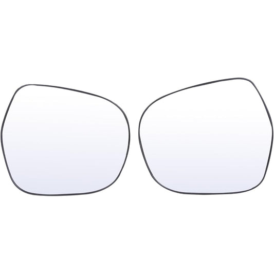 Hiace 200 Series Door Mirror Side Mirror Lens Glass Left Passenger Right Driver Side Various Genuine Replacement Heated with Claws Easy Installation External Product for Toyota (Left and Right Set)