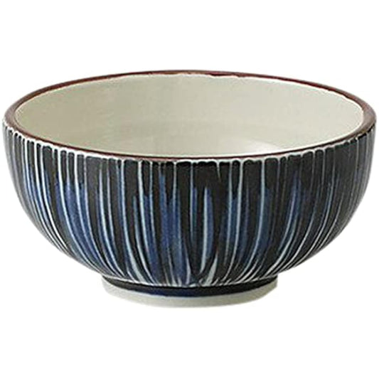 Set of 10 5.5 bowls [17.1 x 8.3cm 574g] [Rice bowl] [Restaurant, Inn, Udon, Soba, Ramen, Japanese tableware, Restaurant, Commercial use]