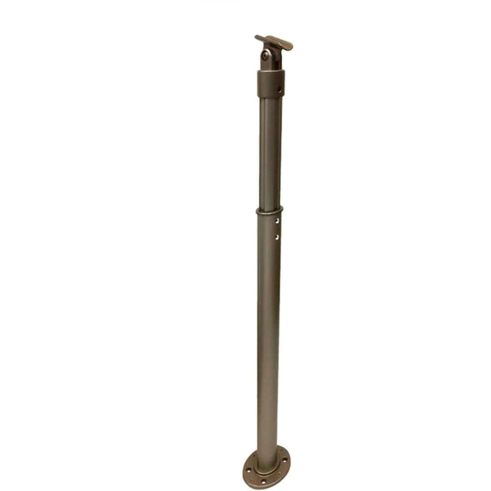 Cyclocare Elasto Outdoor Handrail Support Post Base Plate Type 3067 Telescopic Type 700~950mm Dark Stainless Steel Body: Depth 5cm Body: Width 3.5cm