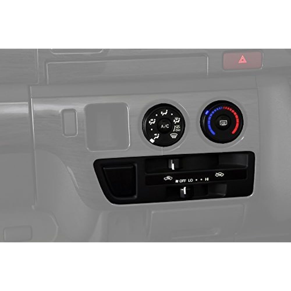 GARAX Indicator LED Color Change System 200 Hiace Air Conditioner Panel/Clear LC-HA2M-EW