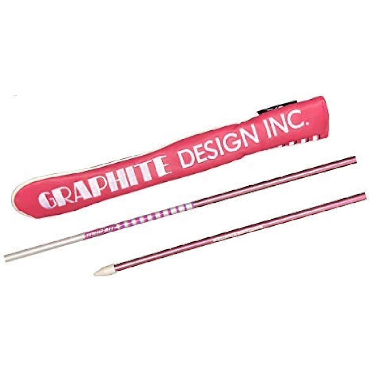 Graphite Design 2 alignment sticks & cover (2019 tour supplied model pink)