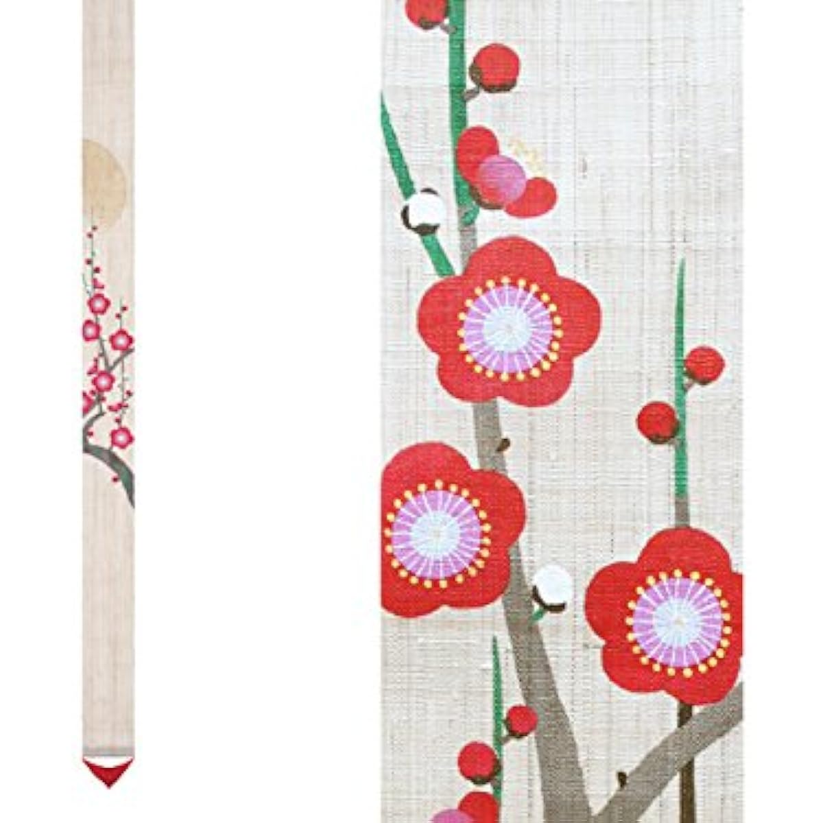 Thin Tapestry "Plum at Light" Winter Hand-painted Tapestry Plum Season Elegant