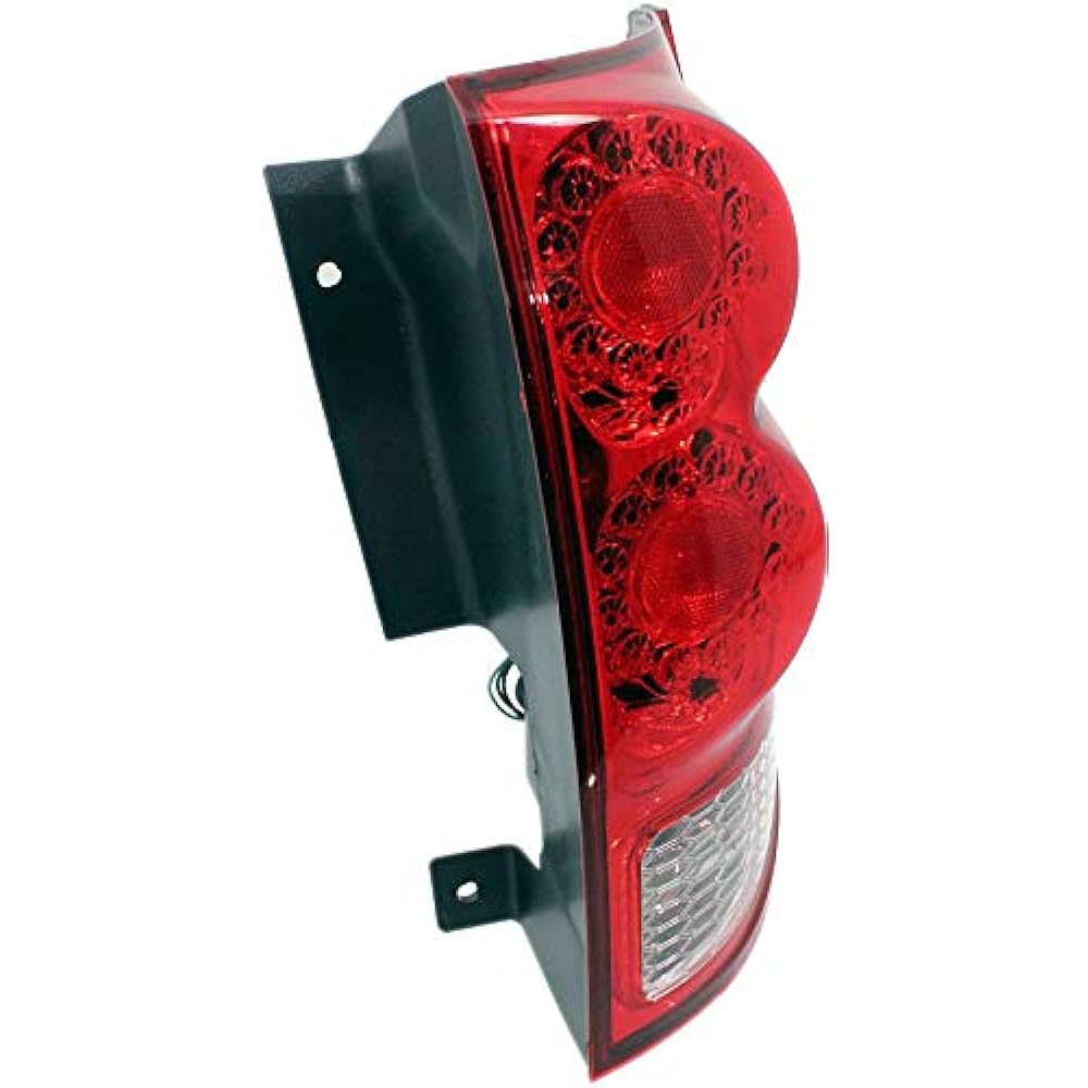 Tail Light Assembly 2011-2019 DODGE GRAND CARAVAN Red and Clear Lens passenger seats