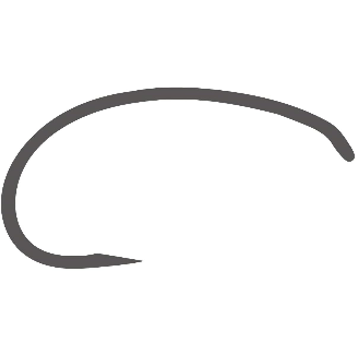 TIEMCO Single Hook Q100 TMC2487BL Barbless No. 20