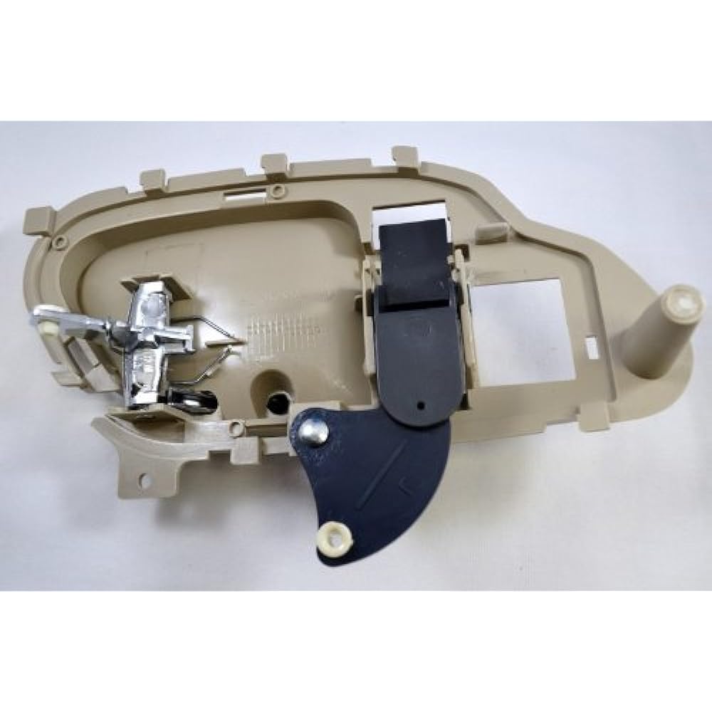 PT Auto Warehouse GM -2576MH -RH - Internal internal door handle, light beige/tongue motion, with chrome lever -the passenger side side