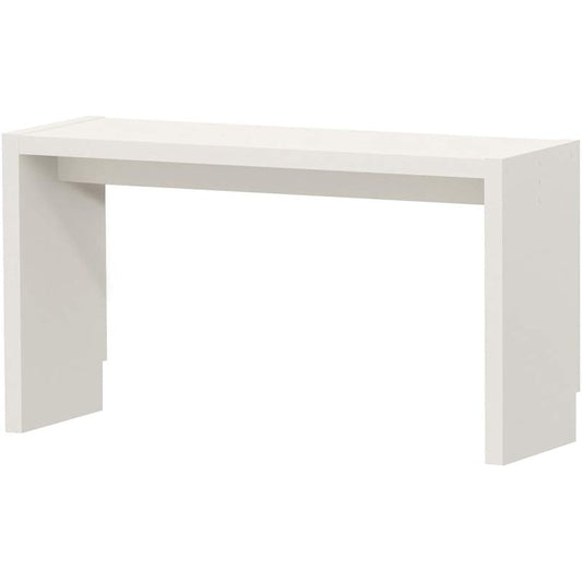 Ocean Order console made in 1cm increments within width 60~180cm Width 80cm Depth regular 29.5cm Height low type 49.2cm (Width 80cm Depth 29.5 x Height 49.2cm) Made in Japan Skirting cut White OC-5080RHWH