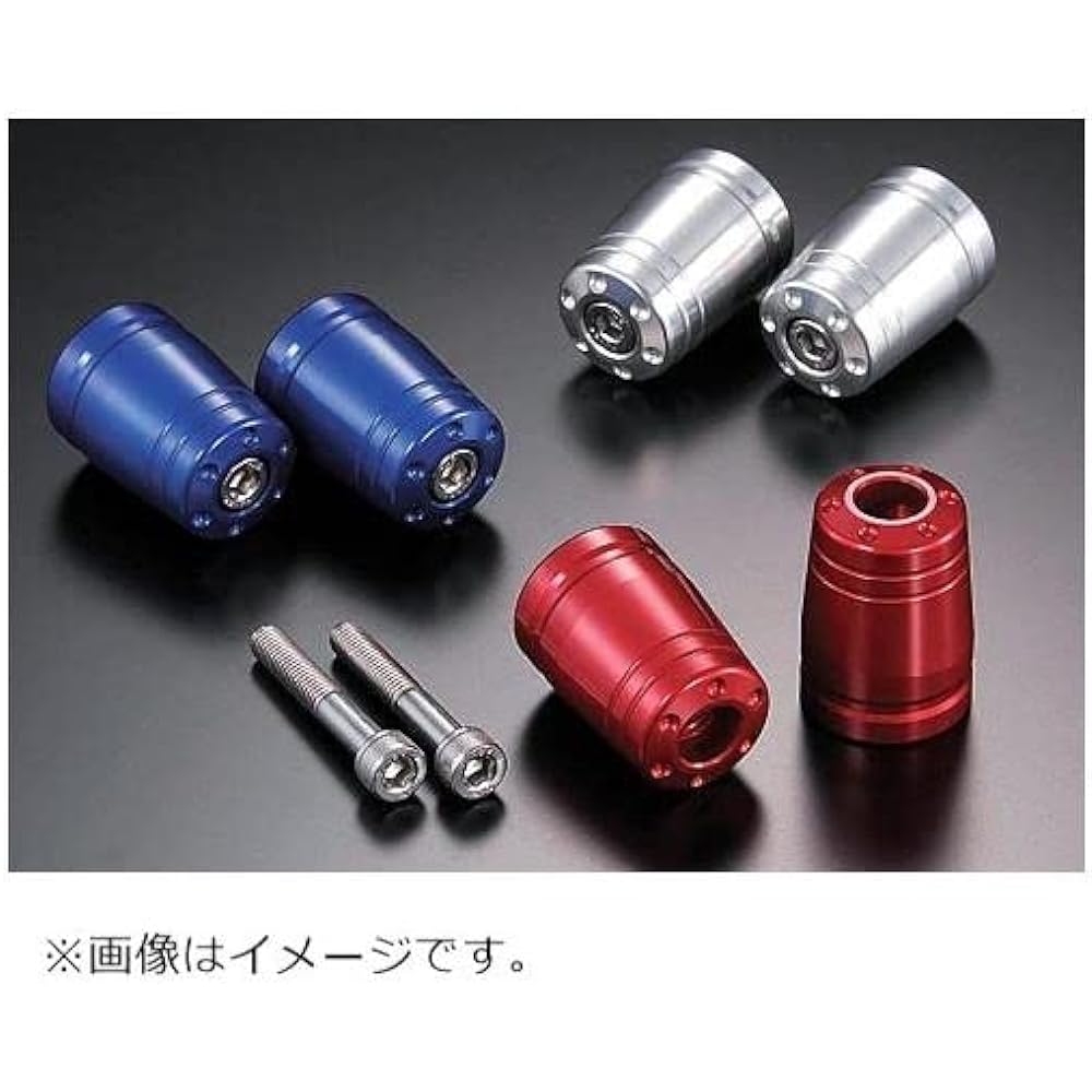 AGRAS Bar End Outer Diameter φ35 One Piece Type Blue ZZR1400 [ZX-14](06-11) ZRX1200R ZRX1200S ZX-12R ZRX1100 ZRX1100-2 ZX-14R (12) 300-474-000B