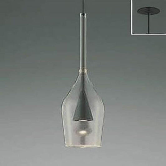 Koizumi Lighting Pendant Light S-glass Recessed Mounting φ108 Gray Metallic Paint AP45327L