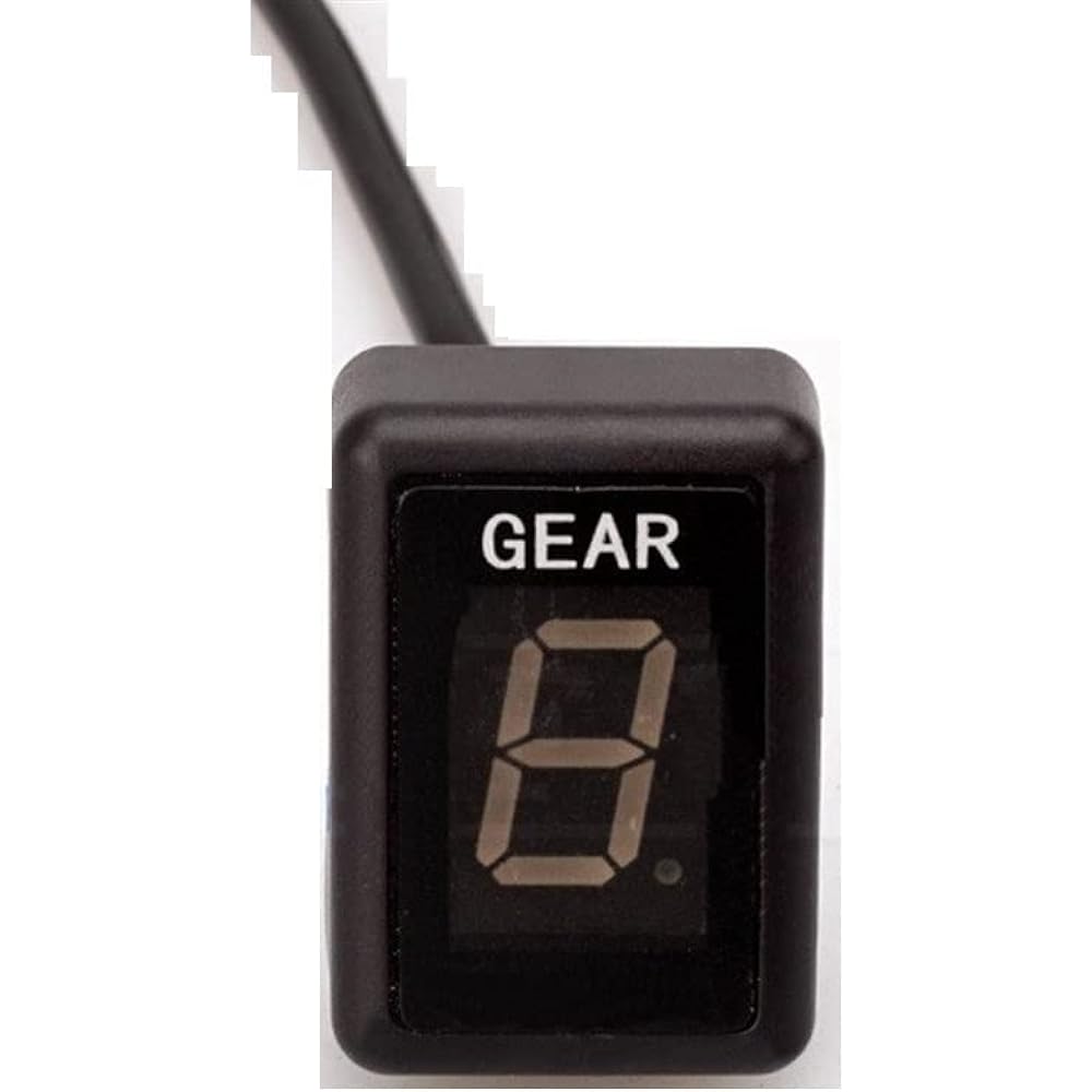 Speed Display Meter Motorcycle LCD Electronics 1-6 Level Gear Indicator Digital Gear Meter Triumph Speed Triple Non-ABS 2002-2004 TT600 TT 600
