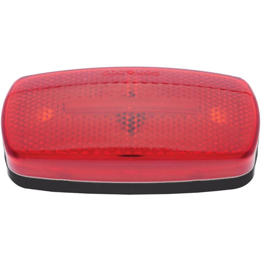 OPTRONICS MC32RBS Marklight Oval Black Base Red