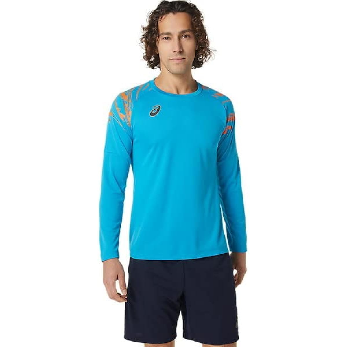 ASICS 2101A223 Men's Soccer Wear Dry Practice Long Sleeve Shirt