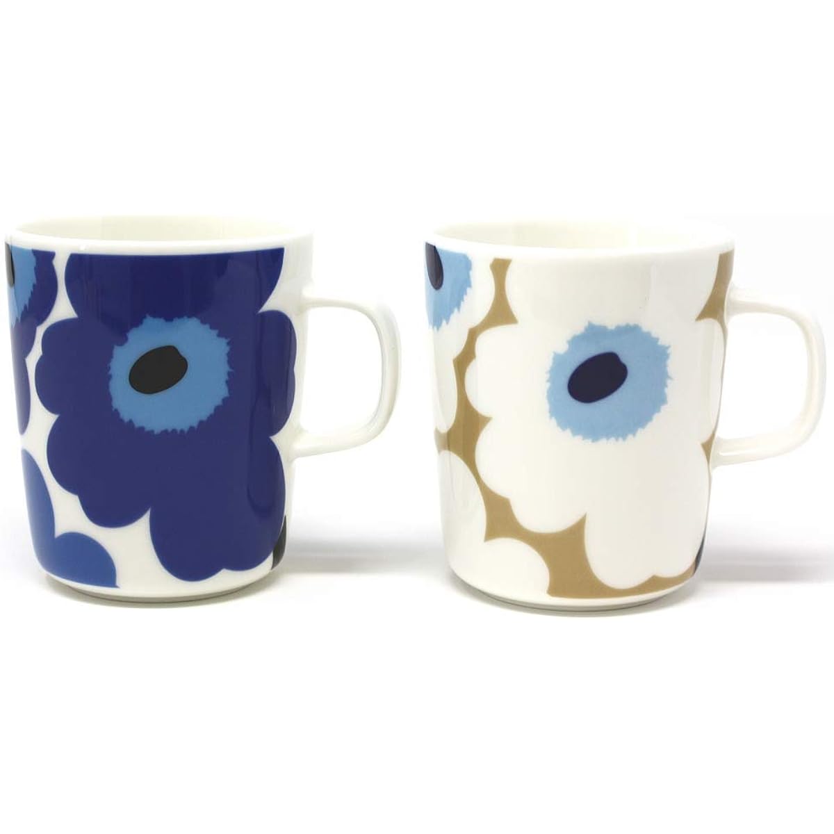 Marimekko UNIKKO mug (blue, beige blue set)