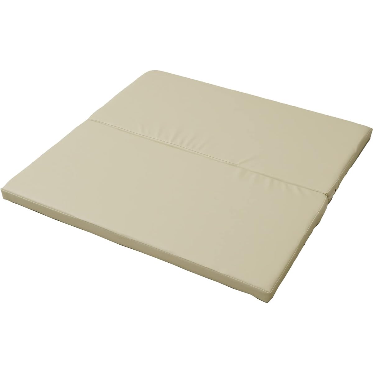 [Yamazen] Baby Play Mat 90 x 90 cm Thickness 5 cm Square Bifold Mat Floor Finished Product Ivory IRM-9090F2C(IV)