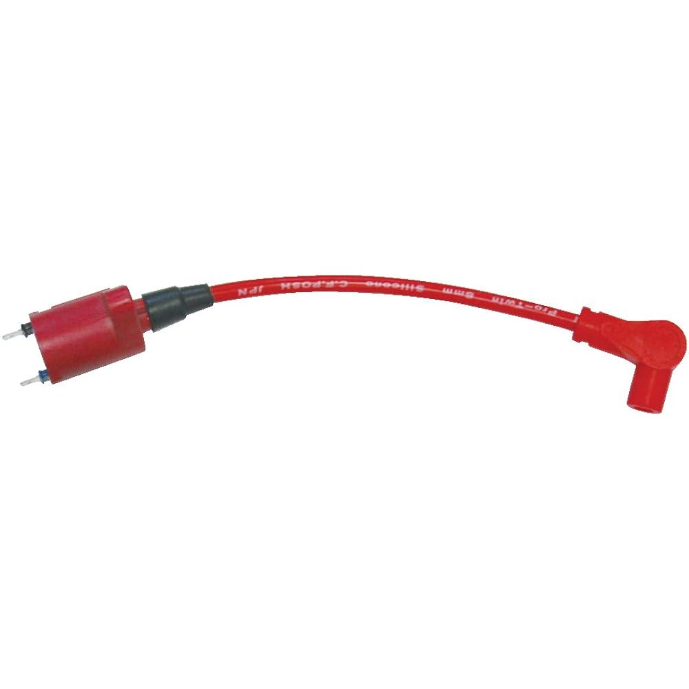 Creative Factory Posh (Cf Posh) Racing Ignition Coil Black + Speed Pro Twin Cord Black NSR50 NSR80 221011-09