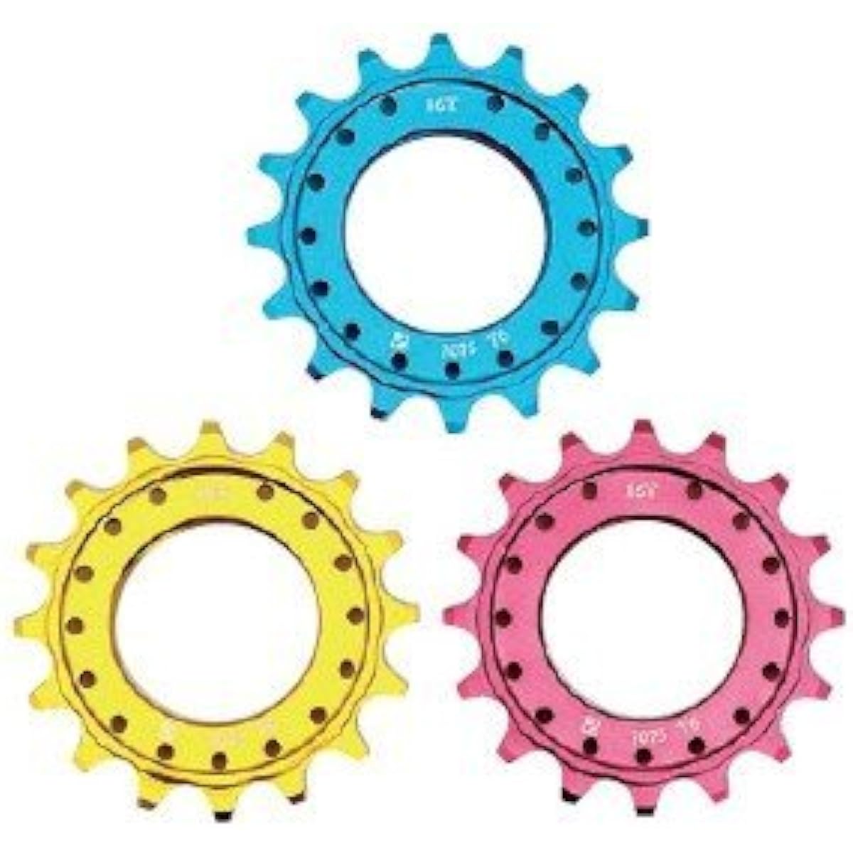 B-Witch B-W Aluminum FIXED Single Gear 19T BL Blue 19T