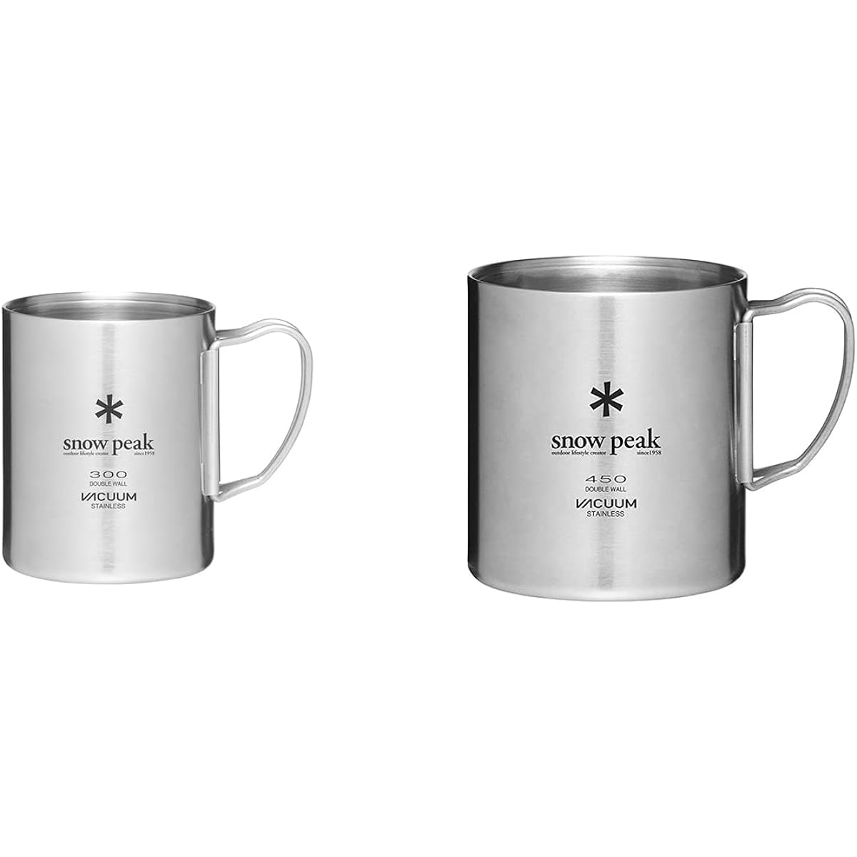 Snow Peak Outdoor Play Set Vacuum Mug Pair Set FK-273