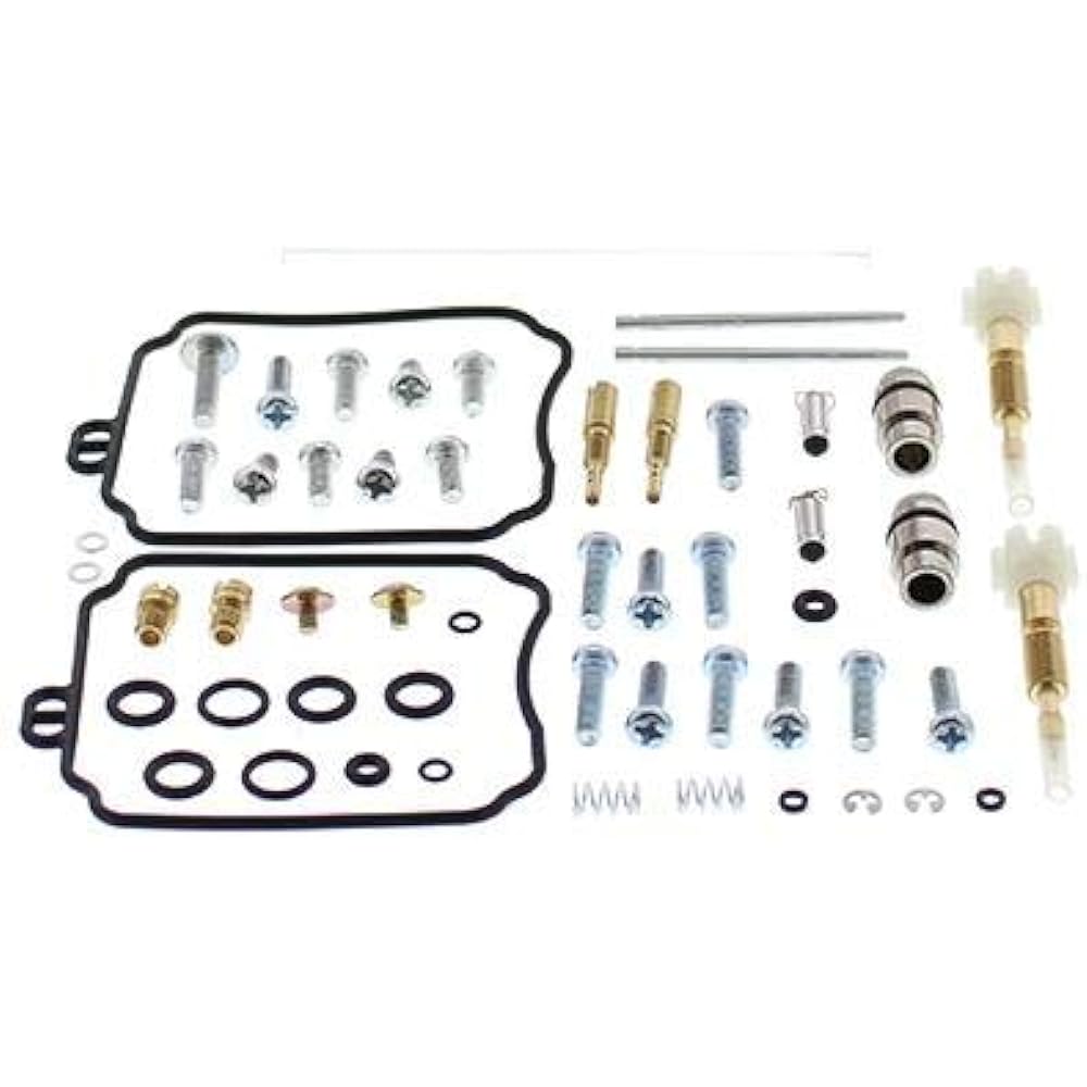 All Balls 26-1634 Motorcycle Carburetor Rebuild Kit Fits 2007 Yamaha XVS 65A V-Star 650 Classic
