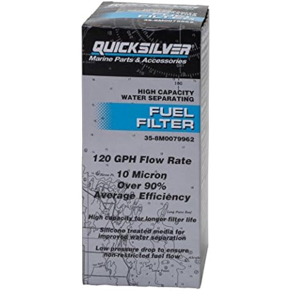 QuickSilver water removal fuel filter element