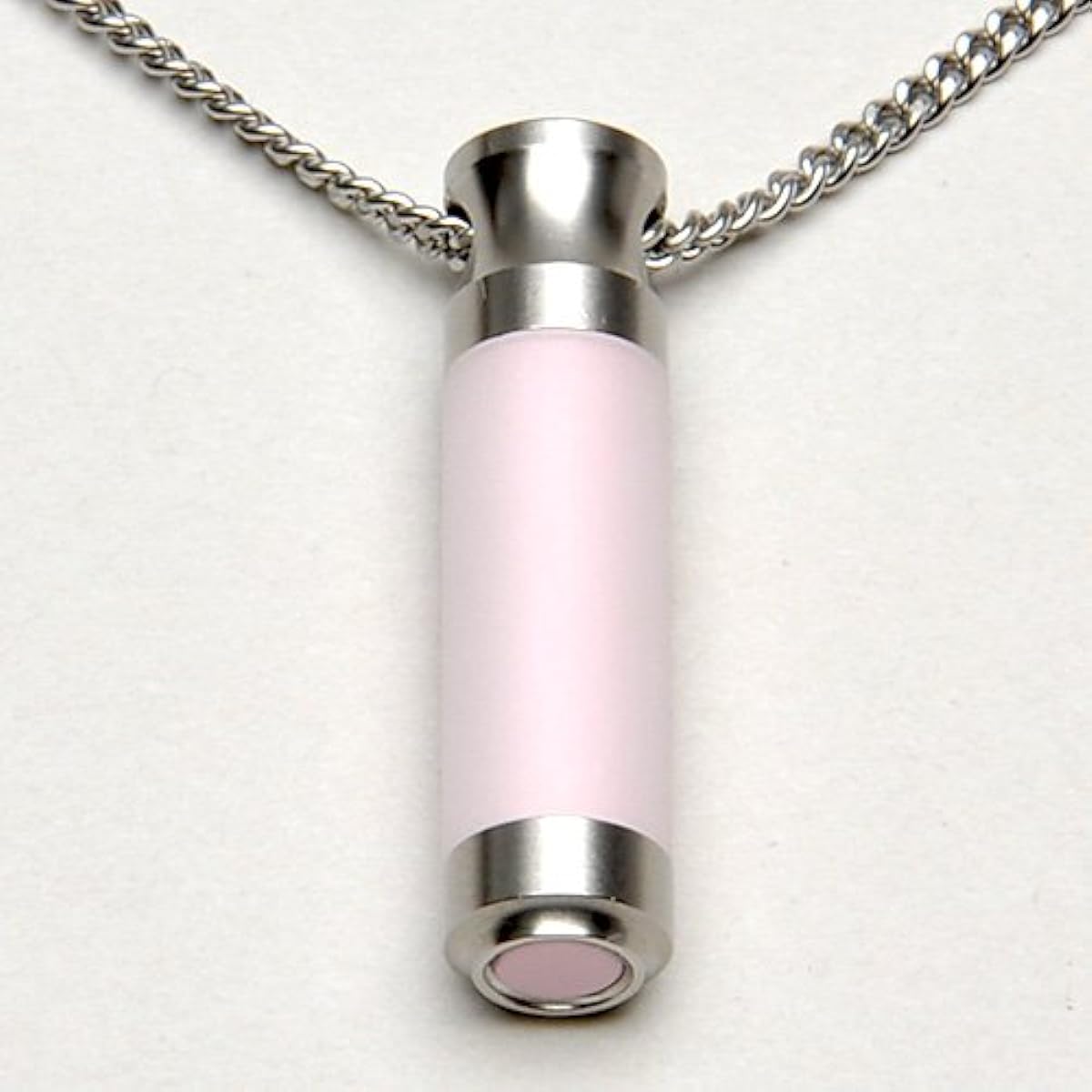 Buddhist Altar Shop Takita Shoten Grief Pendant (Ashes Pendant) Pink (Height 32mm x Diameter 7.8mm)◆Ashes Pendant/Ashes Sharing◆Memorial Service on Hand [Certificate issued by Takita Shoten included]