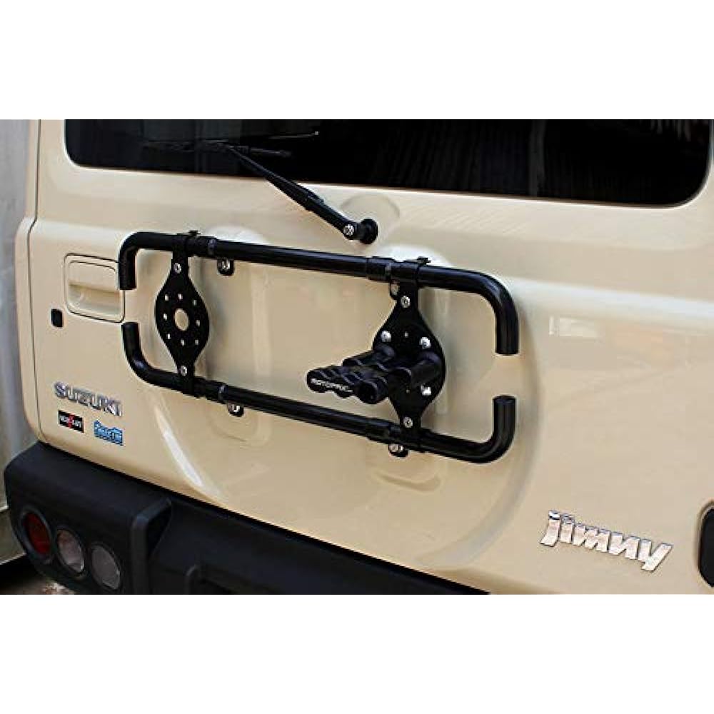 NEOPLOT Rear Carrier RV Multi-Mount Bar NPRX-M1 General purpose base bar that allows you to attach various items to the back door SUZUKI Jimny (JB64W)/Jimny Sierra (JB74W) Black 65cm