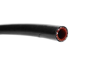 HPS 5/16 "ID Black High Temperature Enhanced Silicon Horse Hose Up to 10 Foutrol, Work pressure 85 PSI, maximum temperature rating: 350 F, bending radius: 1 - 1/4"