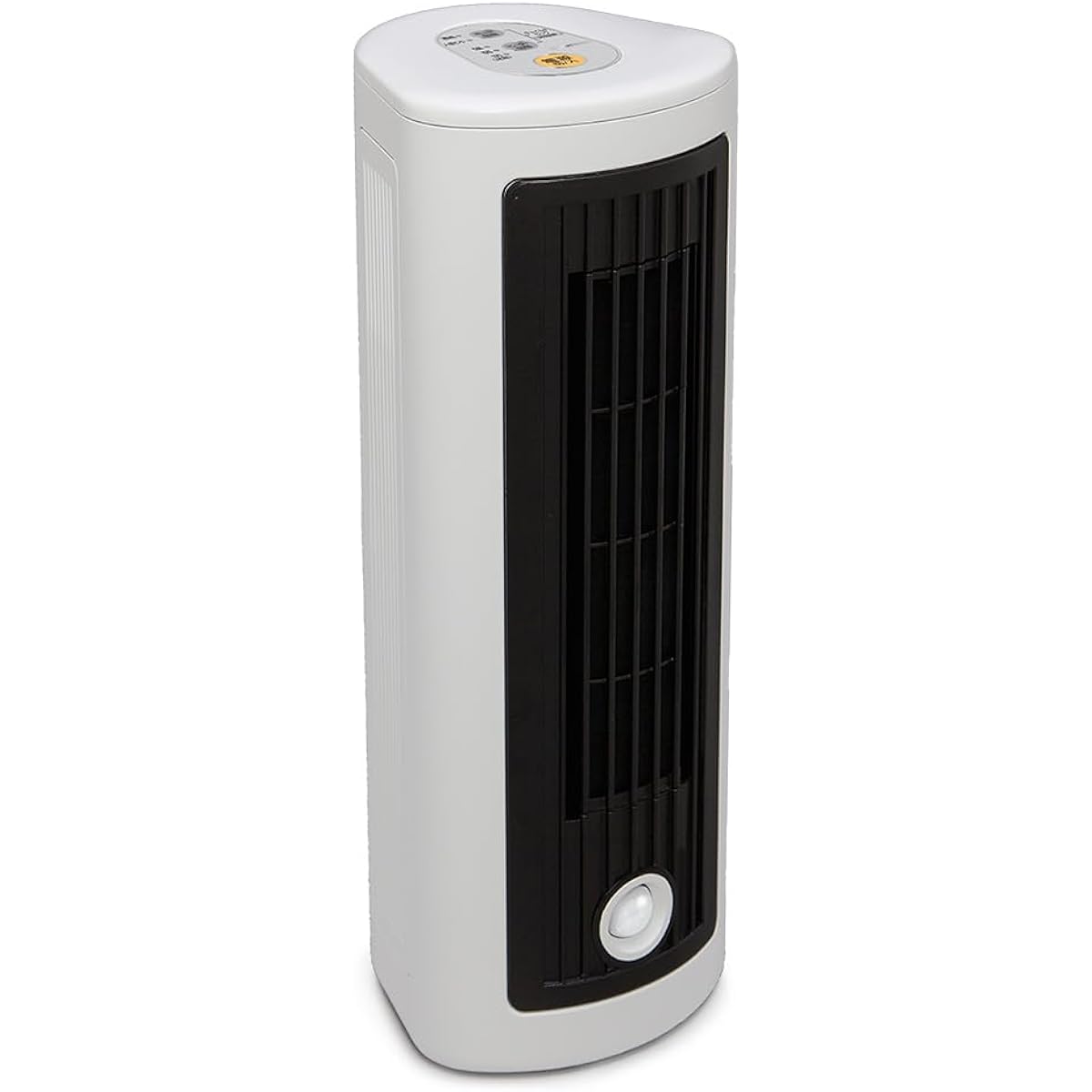 IRIS OHYAMA Ceramic Fan Heater Ceramic Heater Tower Type 2way (Vertical/Horizontal) Air Blower Function with Human Sensor 1150W Compact Microcomputer Type Width 15 x Height 40 x Depth 16cm JCH-TW122T-W White