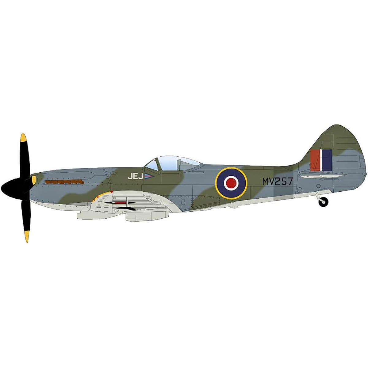 HOBBY MASTER 1/48 Spitfire Mk.XIV Royal Air Force 125th Squadron Denmark 1945 Completed Product