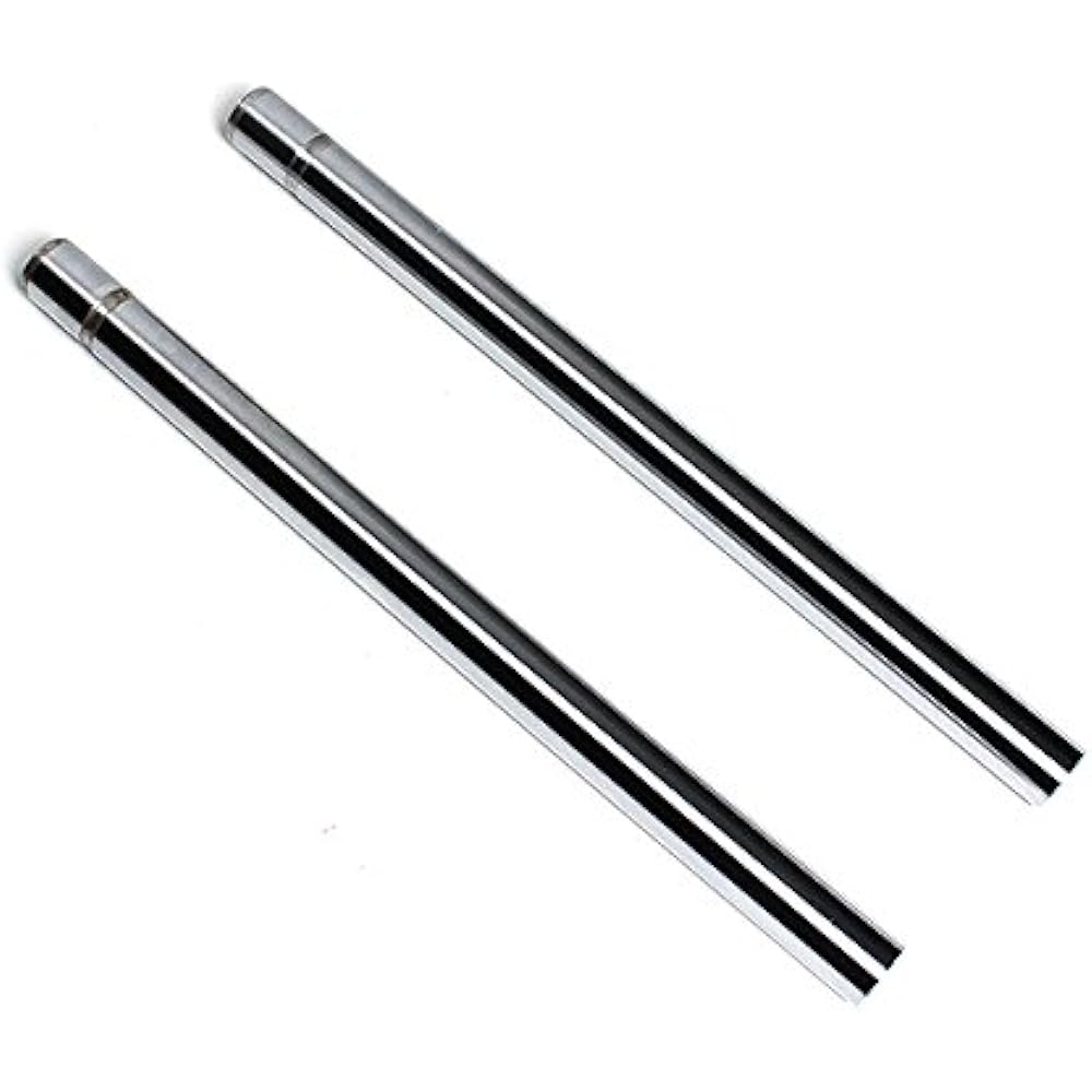 NSR50 nsr80 Late Front Fork Inner Pipe Silver Plated Set of 2 inna-tyu-bupaipu