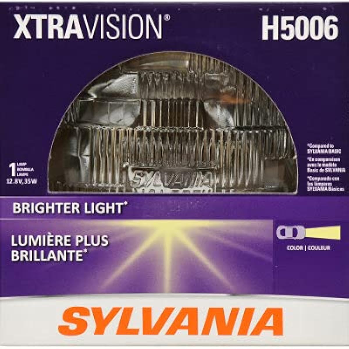 Sylvania -H5006 Xtravision Shield Beam Headlight -Improve download visibility by replacing halogen headlights (with one light bulb)