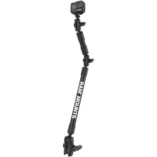 RAM MOUNTS GoPro mount & tough pole set total length approx. 76.2cm 1.5 inch ball RAP-201-B-12-4-A-GOP1