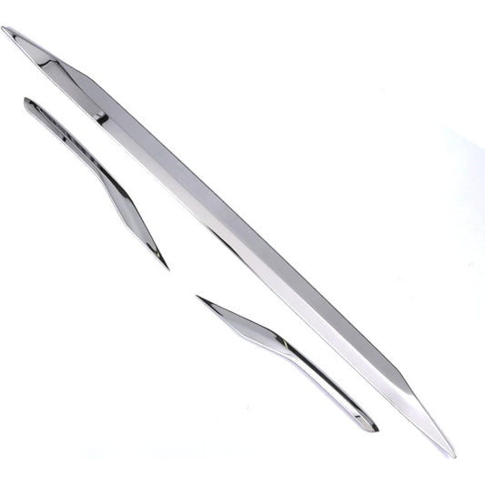 oi-trading Toyota Alphard/Vellfire 30 Series Early and Late Rear Bumper Protector Spoiler Garnish Scratch Prevention [Material] SUS304 Stainless Steel Mirror Finish Plated Mall Custom Parts DIY Customized Dress Up Accessories Exterior 3P 4197