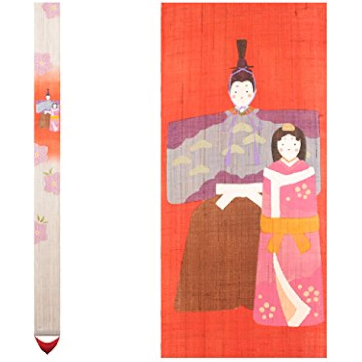 Thin Tapestry Standing Hina Hand-painted Tapestry Hina Spring