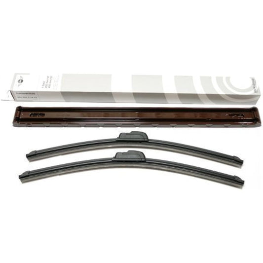 BMW MINI Genuine Flat Wiper Blade Set R50 R52 R53 R55 R56 R57 R58 R59 with MINI Logo 61612352708