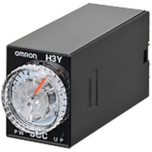 omron monofunction timer plug-in terminal time-limited contact 4c (official product model number: H3Y-4-CBG DC100-110 30S)