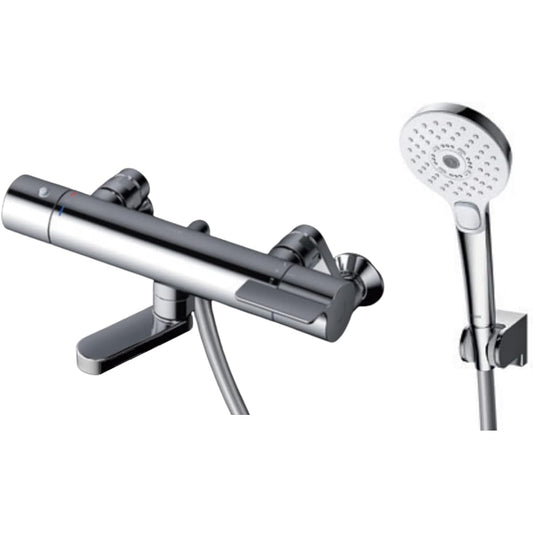 TOTO Bathroom Wall Mounted Thermostatic Mixing Faucet 70mm Comfort Wave Plating 3 Modes TBV03448J