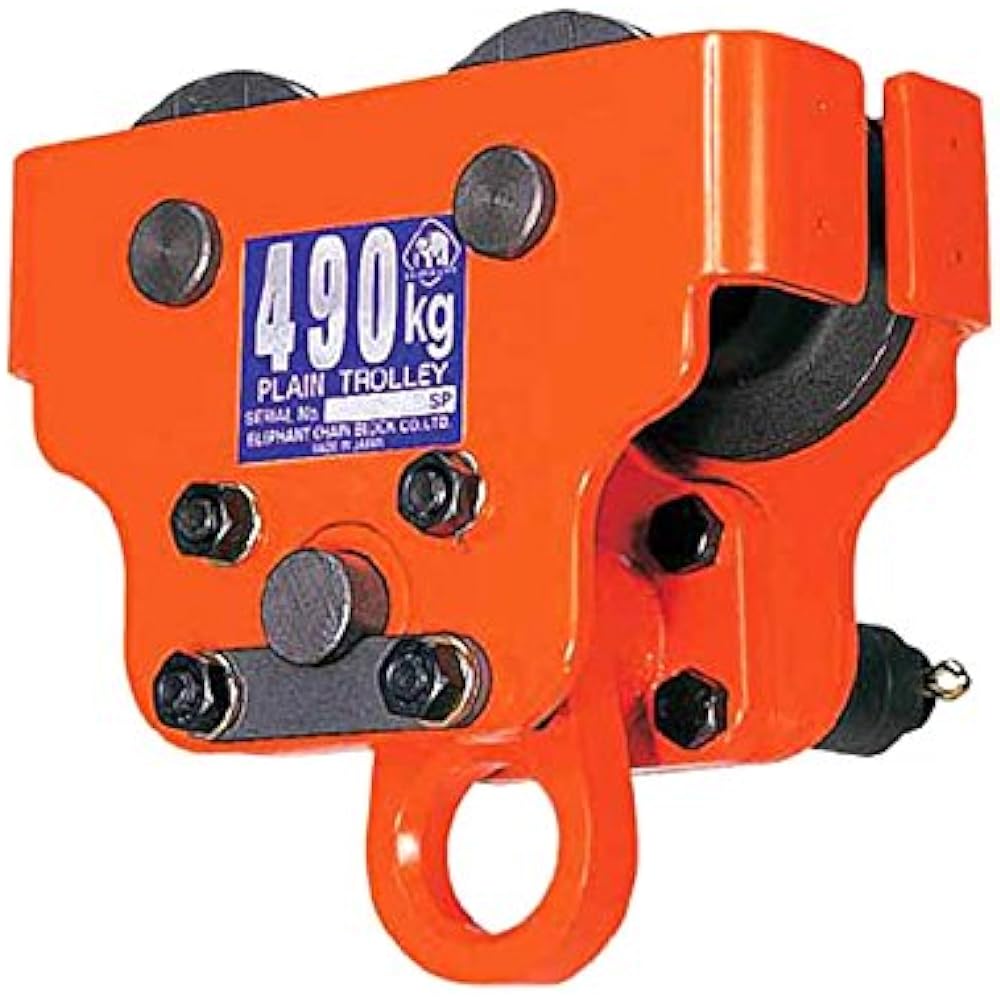 Zojirushi chain block Plain trolley for α type electric chain block/490kg PT049