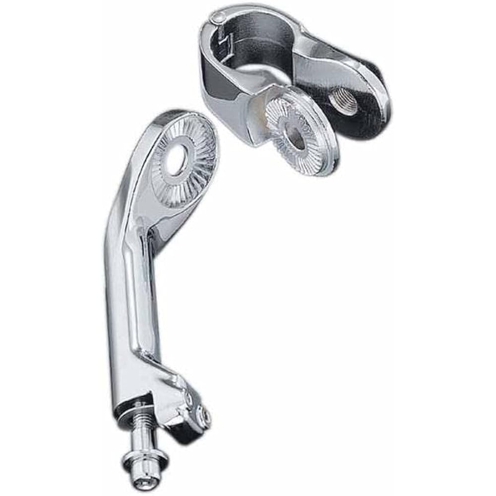 Kuryakyn Tour-Tech Adjustable Cruise Peg Mount 1-1/4 inch Engine Guard Compatible Long Arm Peg Sold Separately Left and Right Set Touring Family KUR-4526