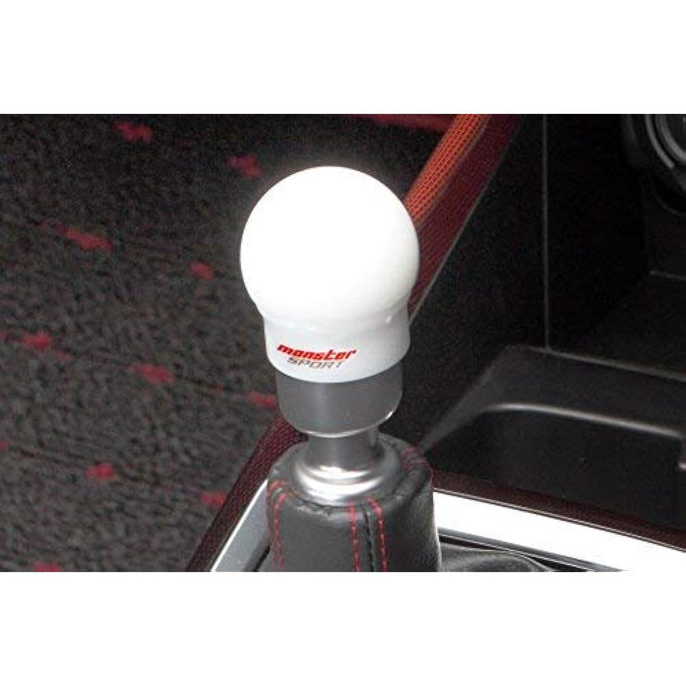 MONSTER SPORT Monster Shift Knob C Type M12×P1.25 Spherical White φ=47mm h=51.5mm Swift Sport [ZC33S] 831126-7650M