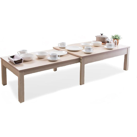 Iris Plaza Telescopic Center Table W80-140 RPE80TBLWH White
