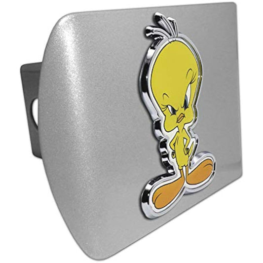 LOONEY TUNES Two tea Bird eraser chrome auto hitch cover