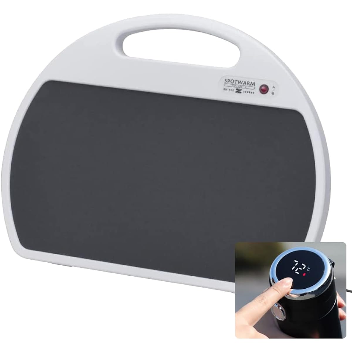[Bonus Included] Spot Warm S [RH-153] Zenken Heater Heating Warm Spot Far Infrared Sensitivity to Cold Feet Office Kitchen