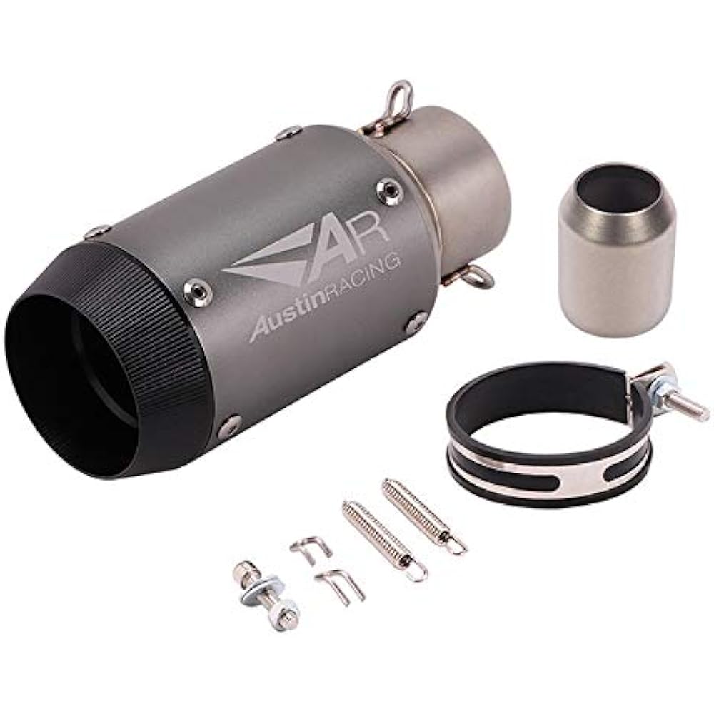 Bike Muffler Slip-on Muffler Bike Silencer General Purpose 50.8mm φ50.8